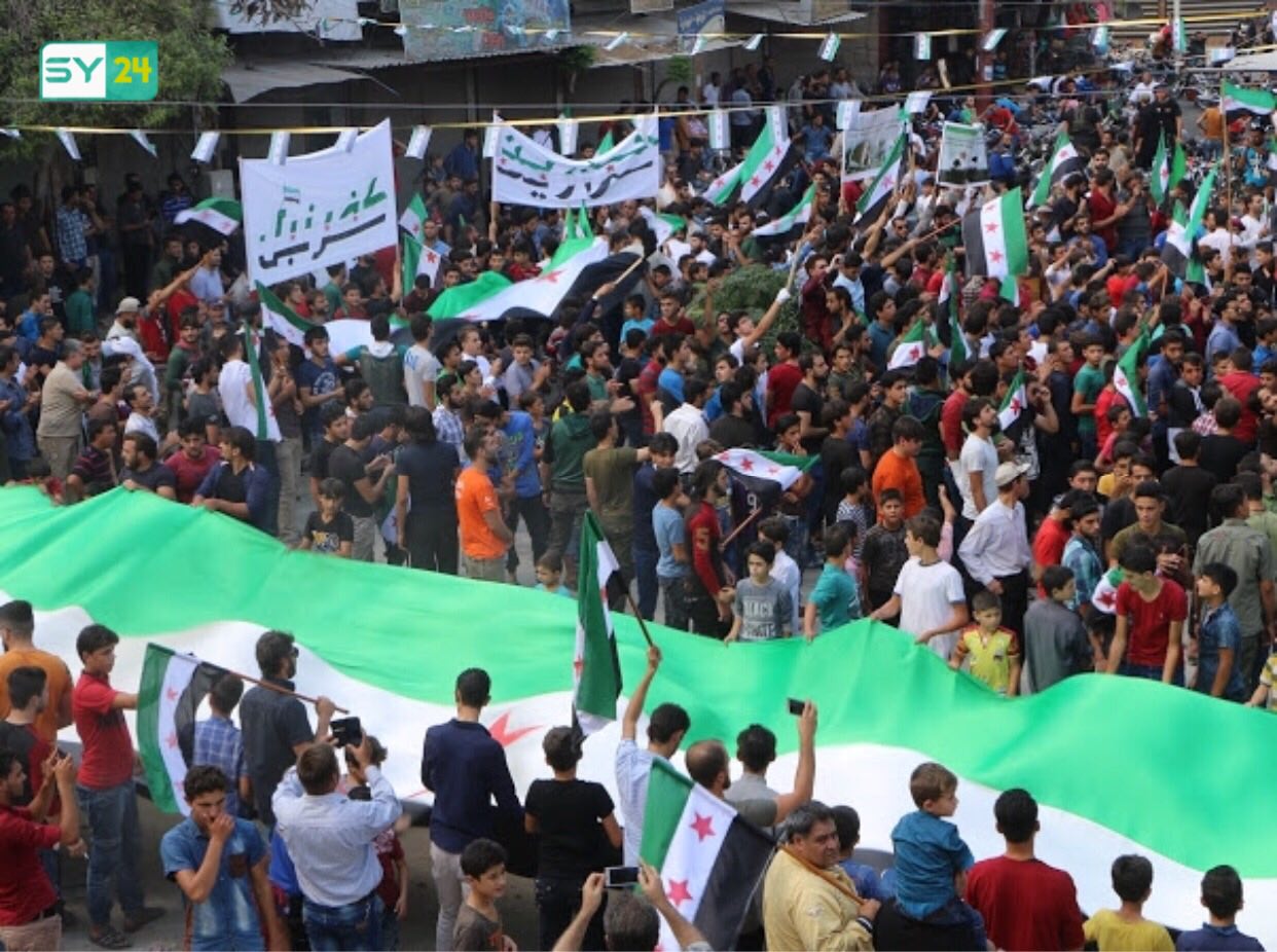 كفرنبل.. جمعة #نظام_الأسد_مصدر_الإرهاب