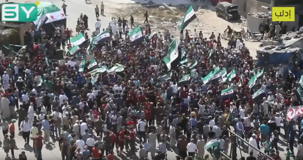 من وسط محافظة إدلب.. “ثورتنا مستمرة ولن تُهزم”