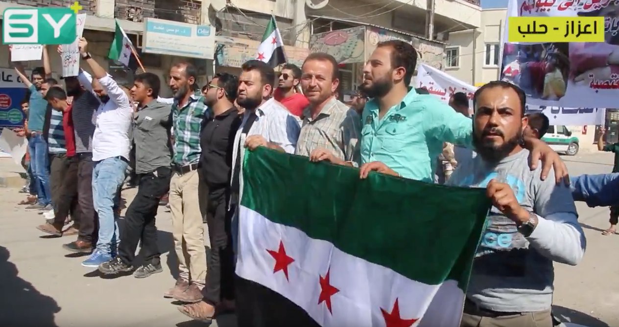 من مدينة إعزاز بريف حلب.. “لا فناء لثائر كالقيامة ذات يوم آت”