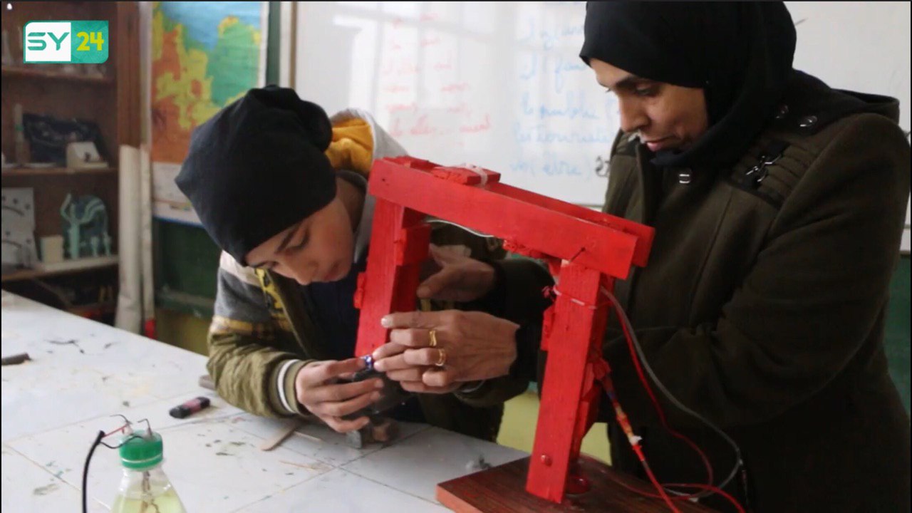 تعرف على أصغر مخترع في الشمال السوري