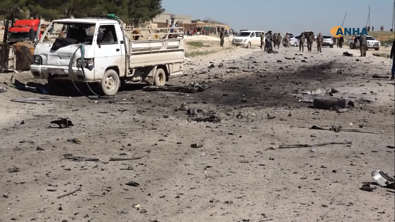 انتحاري يستهدف دورية للتحالف الدولي في منبج بريف حلب