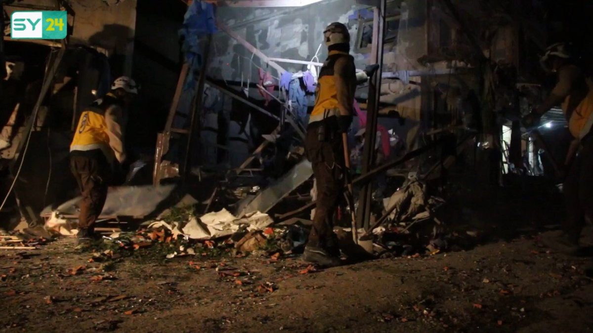 السوق الشعبي في جسر الشغور