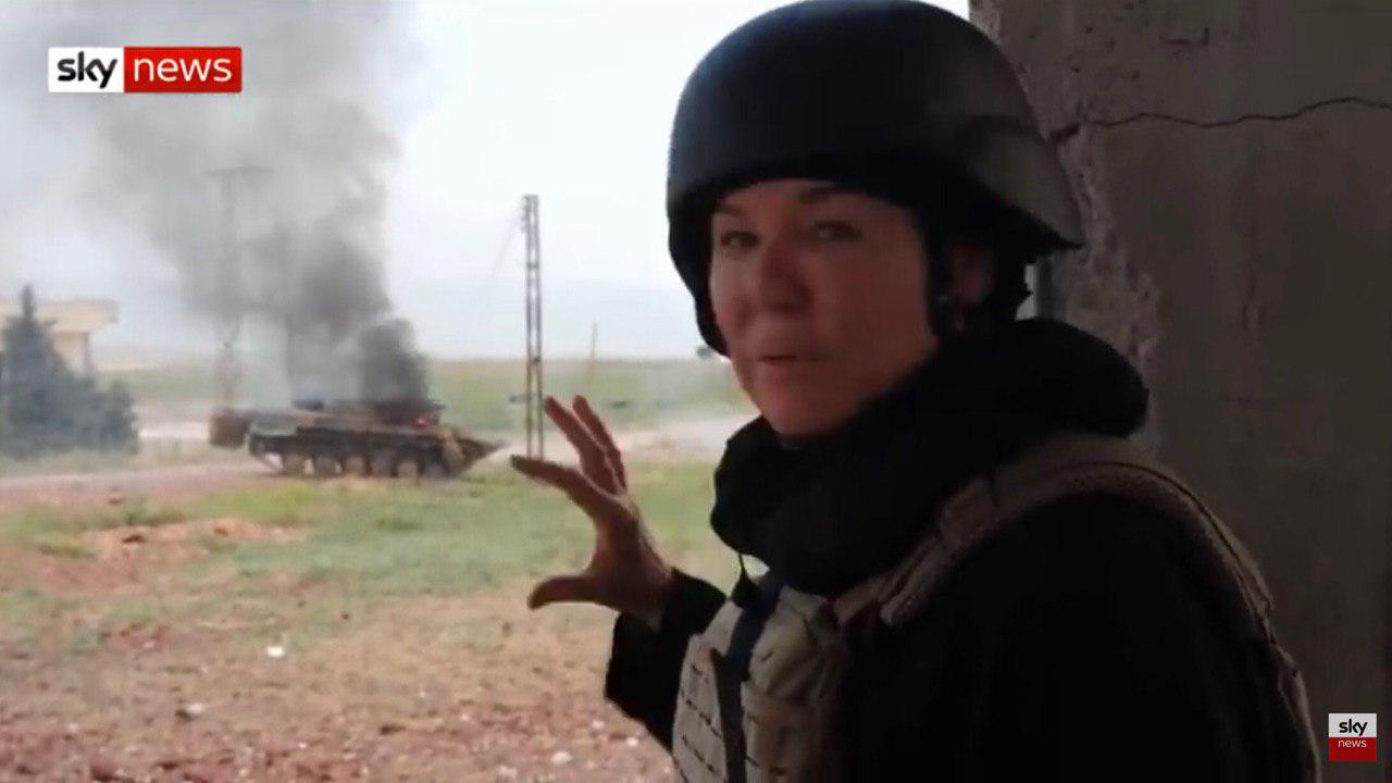 سكاي نيوز تتهم النظام باستهداف فريقها الصحفي عمداً في إدلب