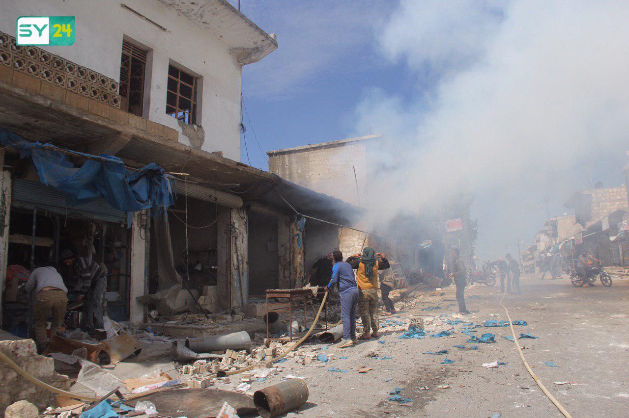 استمرار حمام الدم في إدلب بسبب القصف.. والضحايا أطفال ونساء