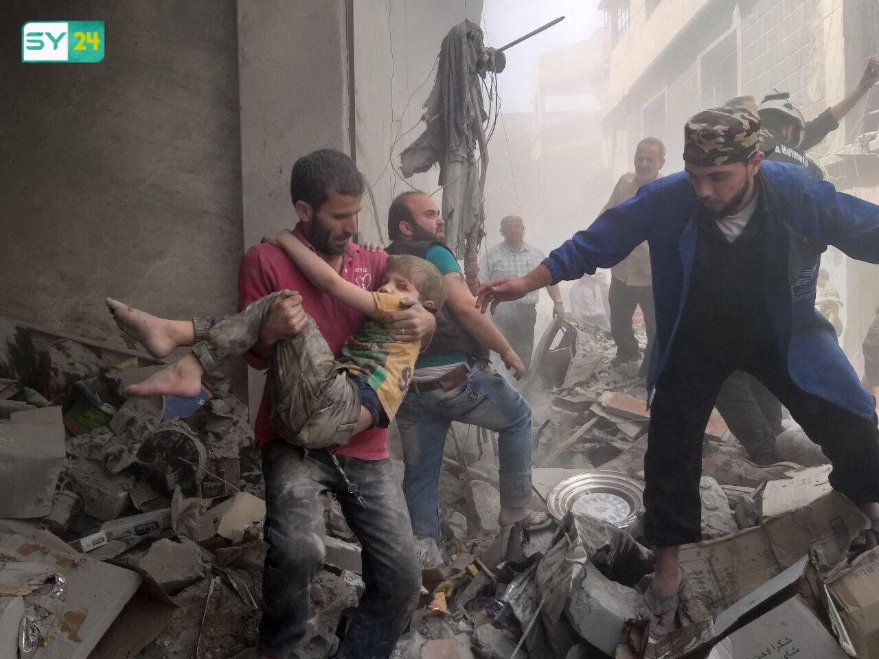 النظام السوري يرتكب مجزرتين معظم ضحاياها أطفال في ريف إدلب