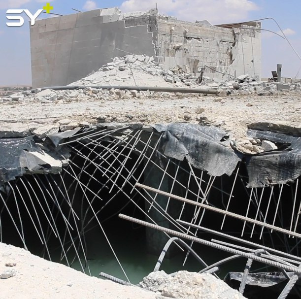 معرة النعمان بلا ماء بعد استهداف الطيران الروسي لخزان المياه الوحيد في المدينة