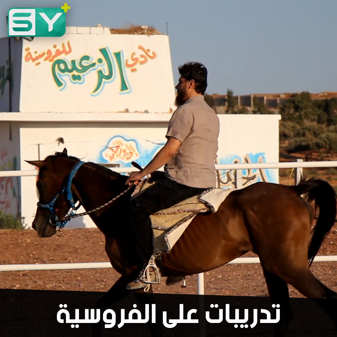نادي الزعيم للفروسية يطلق دورة تدريبية لتعليم ركوب الخيل في إدلب