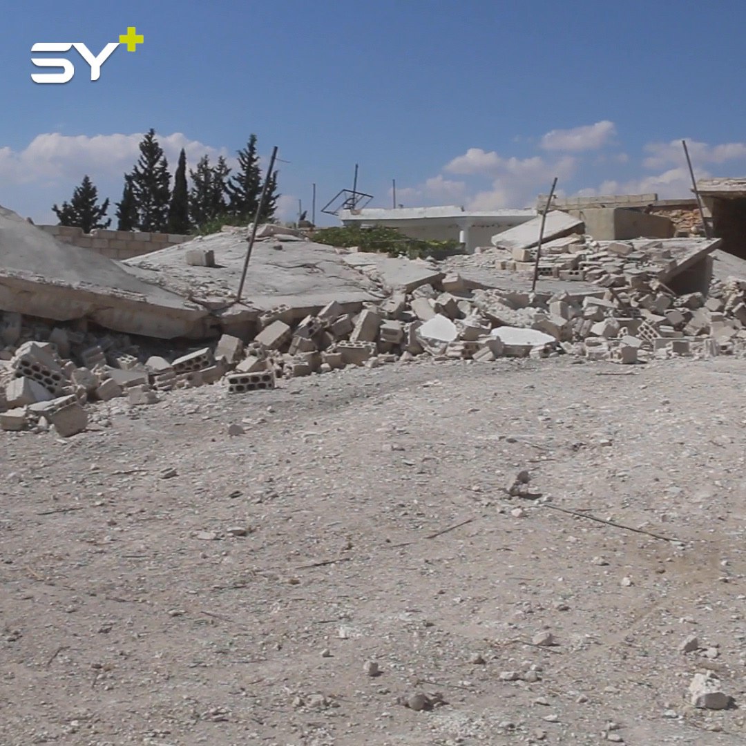 دمار هائل في ممتلكات المدنيين جراء القصف العشوائي المكثف على بلدة بابولين والدير الشرقي بريف إدلب