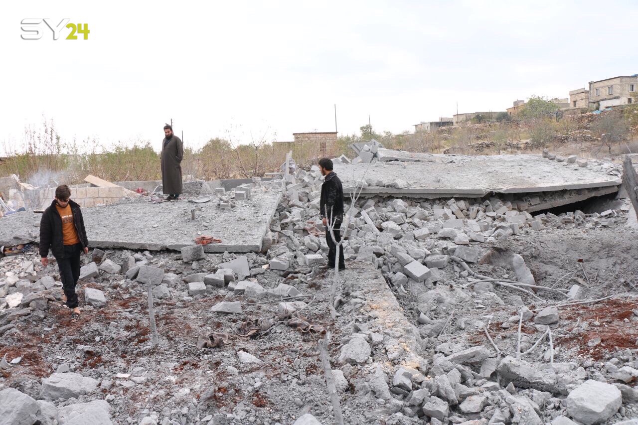 مقتل مدني بصواريخ روسيا في إدلب