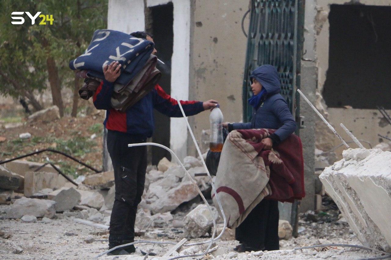 الأمم المتحدة: 38 ألف نزحوا من ريف حلب الغربي خلال 5 أيام هرباً من القصف