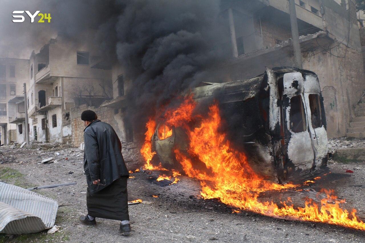 منسقو الاستجابة: 88 منشأة مدنية حصيلة خسائر القصف على إدلب خلال شهر