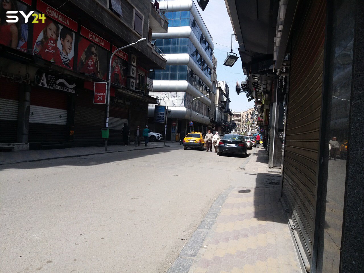 بالشمع الأحمر.. شرطة النظام تغلق 200 محل تجاري في جرمانا بدمشق!