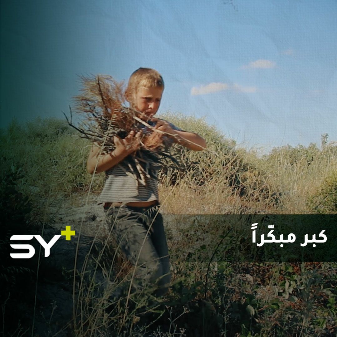 مصطفى بكور طفل يحلم أن يصبح طالب مدرسة.. يجمع الحطب ليؤمن معيشة إخوته