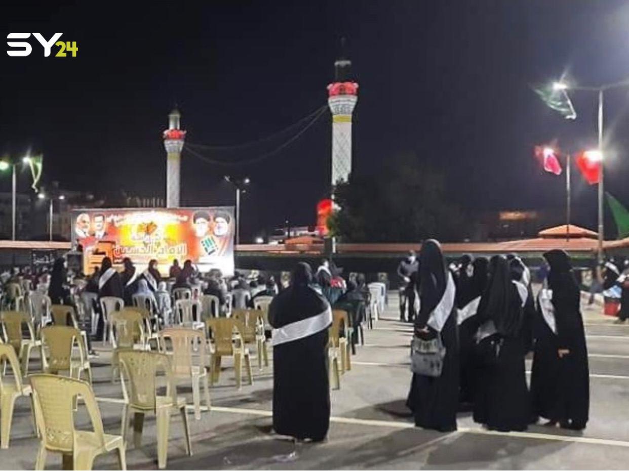 احتفالات دينية ورفع شعارات طائفية في دمشق!