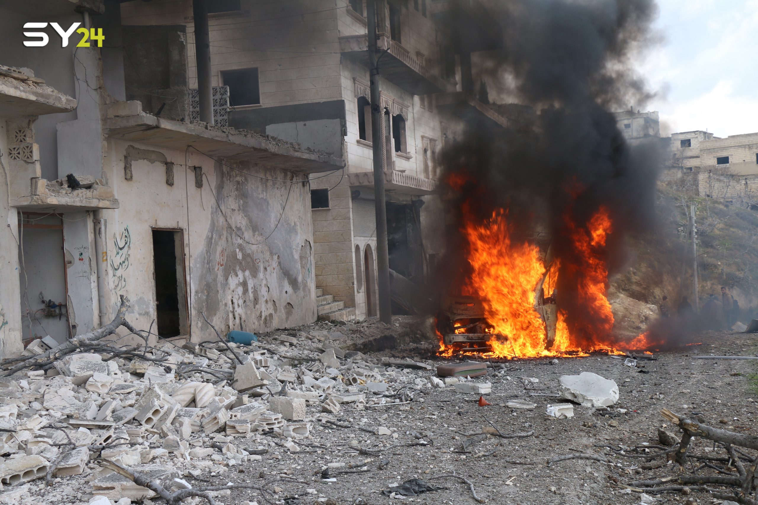 الطيران الحربي الروسي يشن أكثر من 20 غارة جوية على ريف إدلب