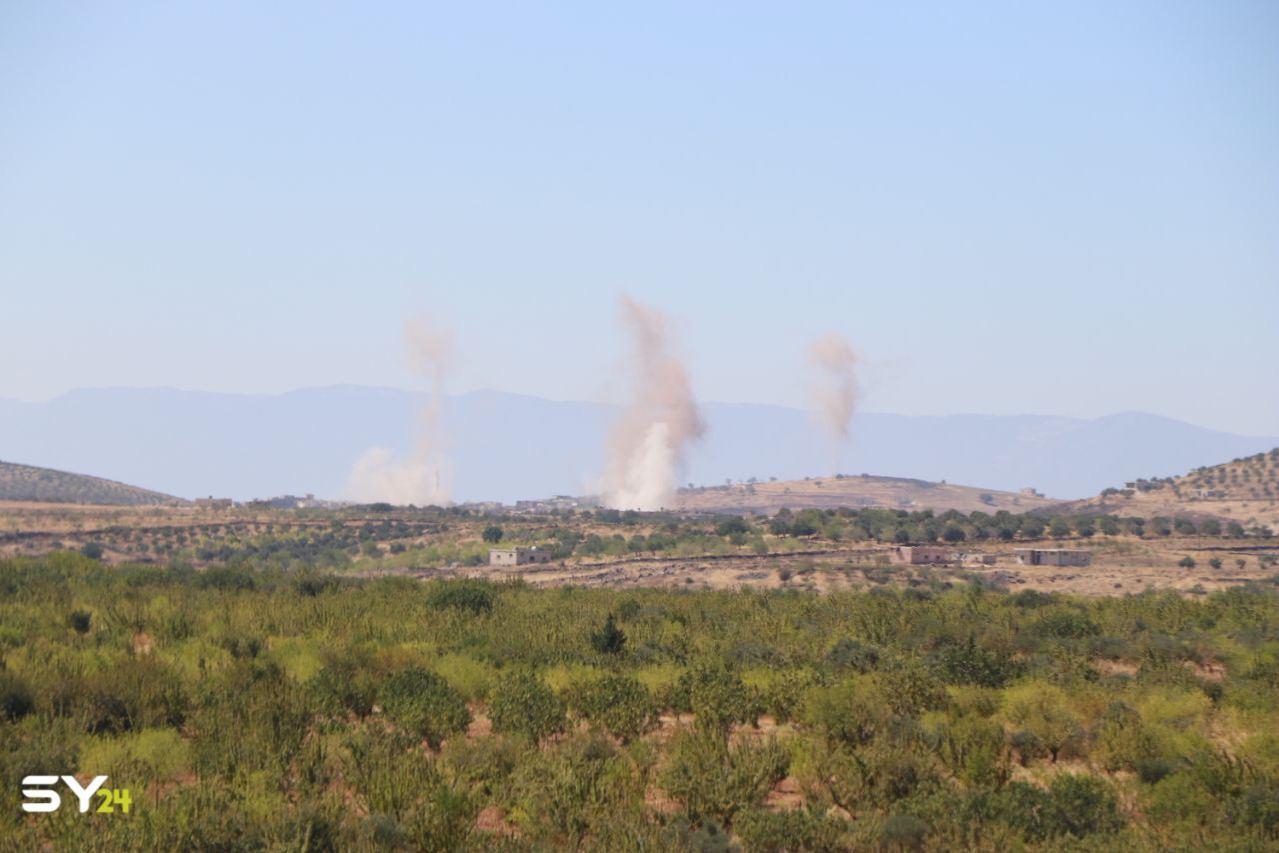 بالقذائف.. قصف مكثف للنظام وميليشياته يستهدف جنوب طريق الـ M4