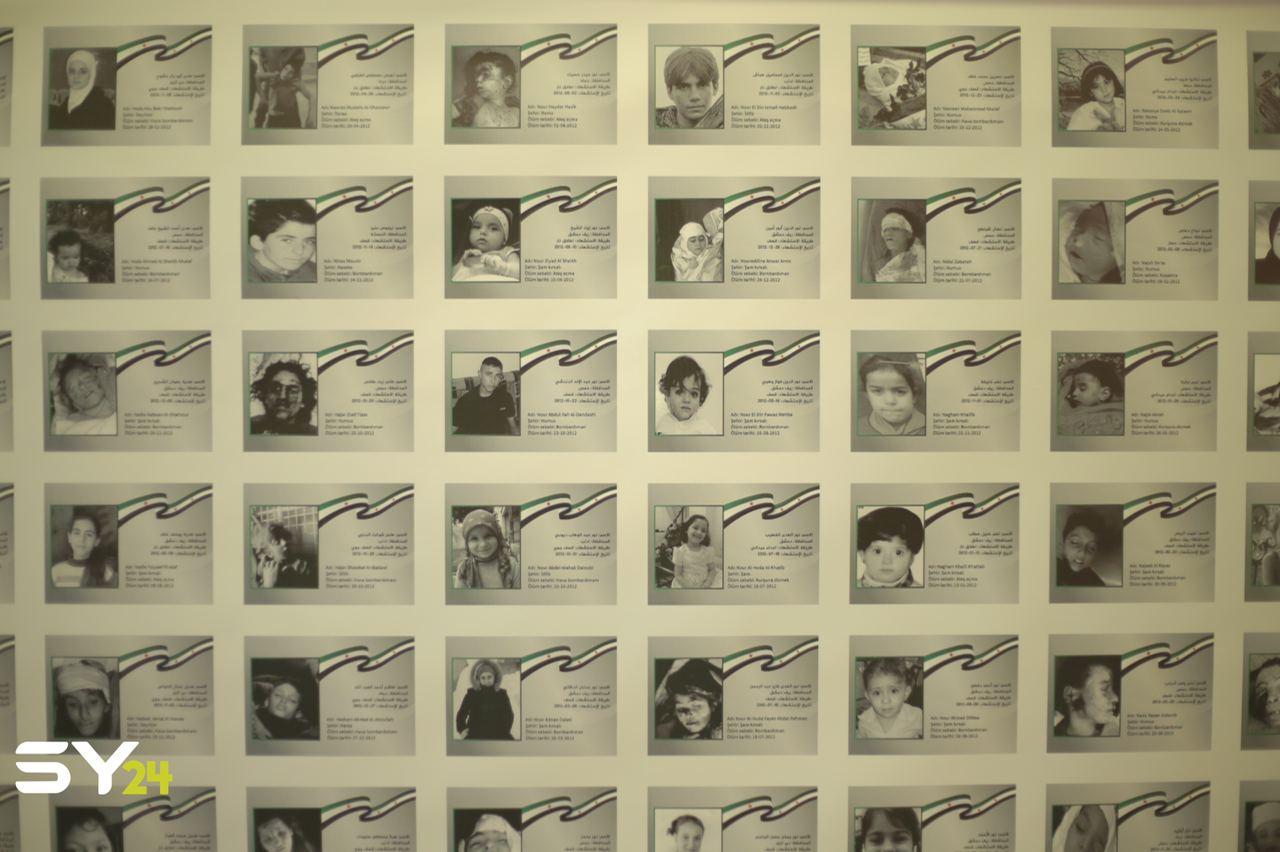 “سكان الذاكرة”.. معرض يوثق جرائم النظام بحق مئات الأطفال السوريين