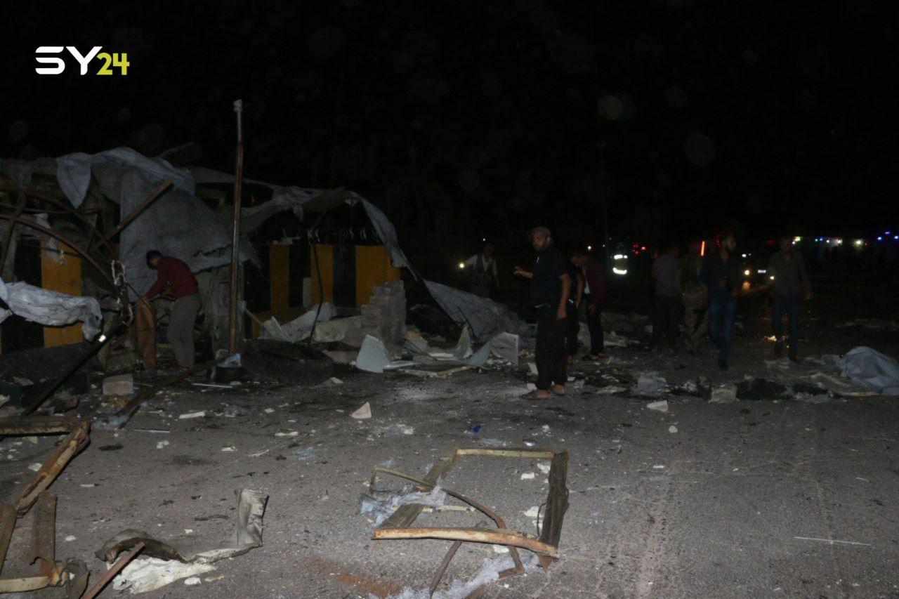 انفجار يوقع ضحايا في صفوف المدنيين في الباب بريف حلب