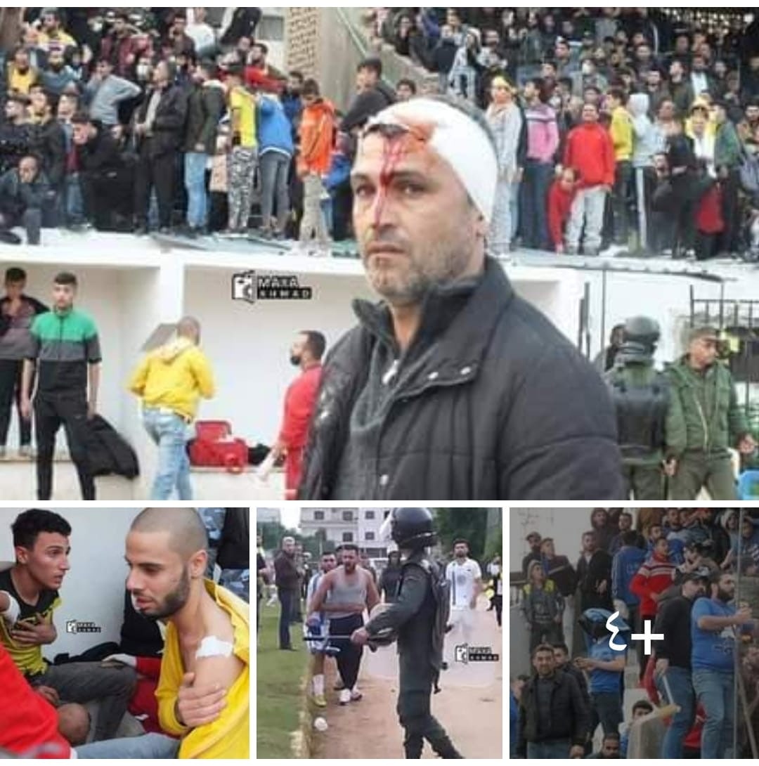 قنبلة صوتية وأحداث شغب خلال مباراة كرة قدم  في الساحل السوري