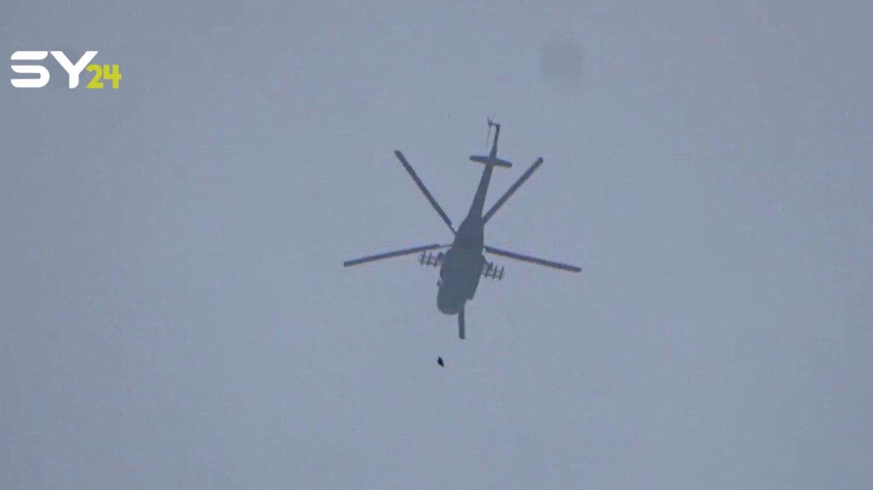 ضبّاط إيرانيون يصلون مكان تصنيع البراميل المتفجرة في حلب!