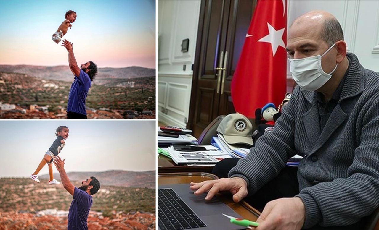 وزير الداخلية التركي يصوت لصورة رضيع سوري ضمن صور العام 2020
