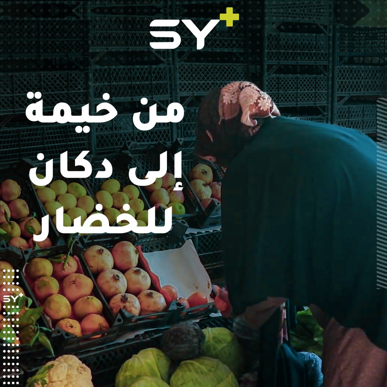 بسبب الظروف المعيشية الصعبة عائلة تحوّل من خيمتها متجراً لبيع الخضار