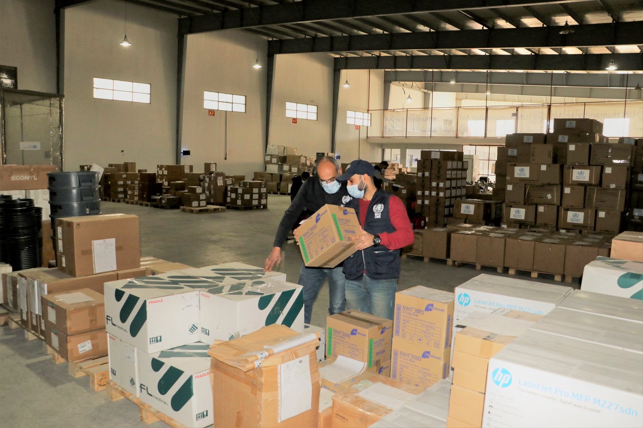 الصحة العالمية: أوصلنا ألف طن من المساعدات الطبية للسوريين خلال 2020