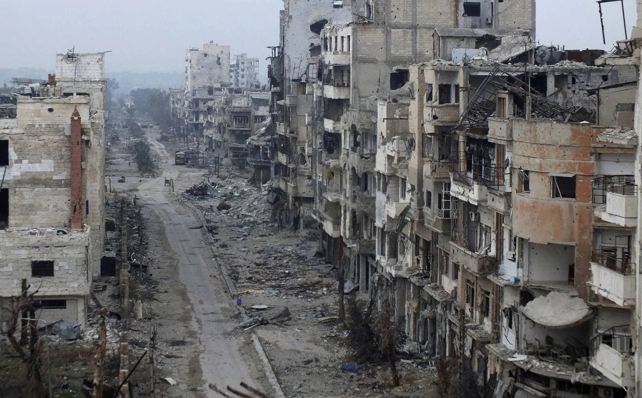 انفجار لغم في حي “بابا عمرو” بحمص