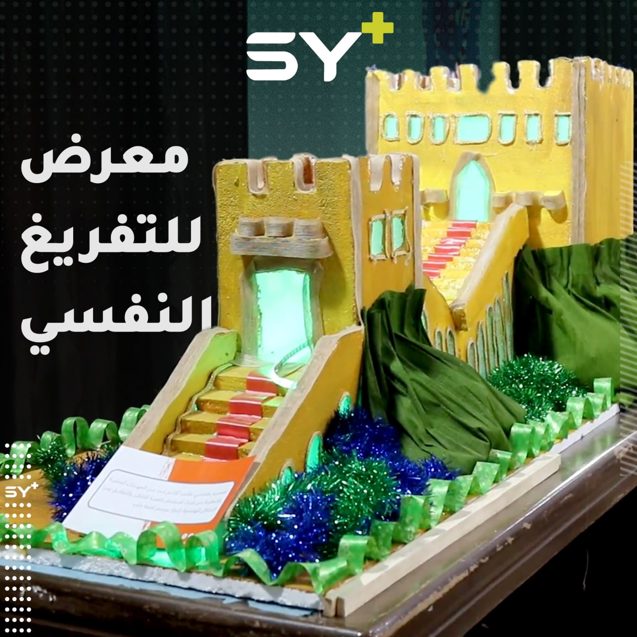 معرض أقامته منظمة إنسانية بمشاركة أشخاص تعرضوا لضغوطات نفسية