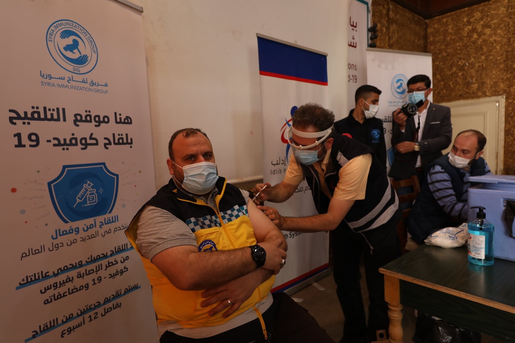 انطلاق حملة اللقاح ضد فيروس كورونا في إدلب وهذه تفاصيلها