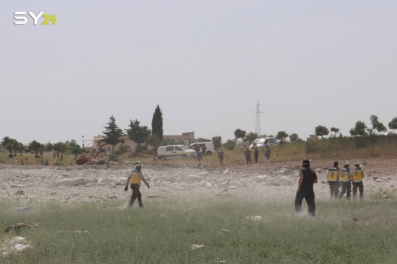 خلف ضحايا.. انفجار ضخم يهز إدلب