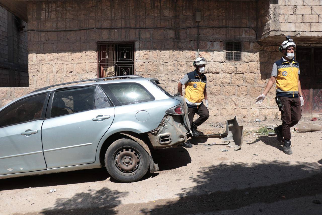 انفجار عبوة ناسفة وسط مدينة عفرين في حلب