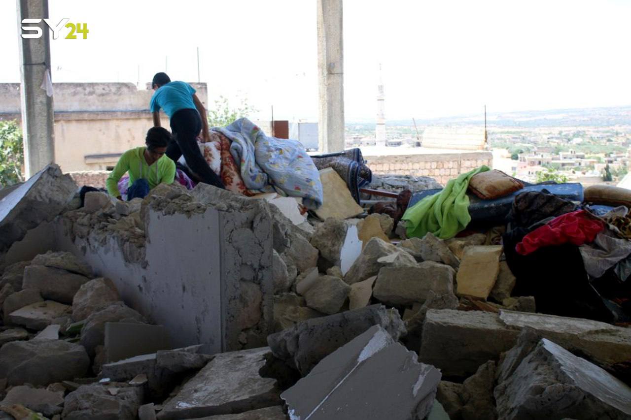 قوات النظام تقتل امرأة في إدلب.. والفصائل ترد بالصواريخ