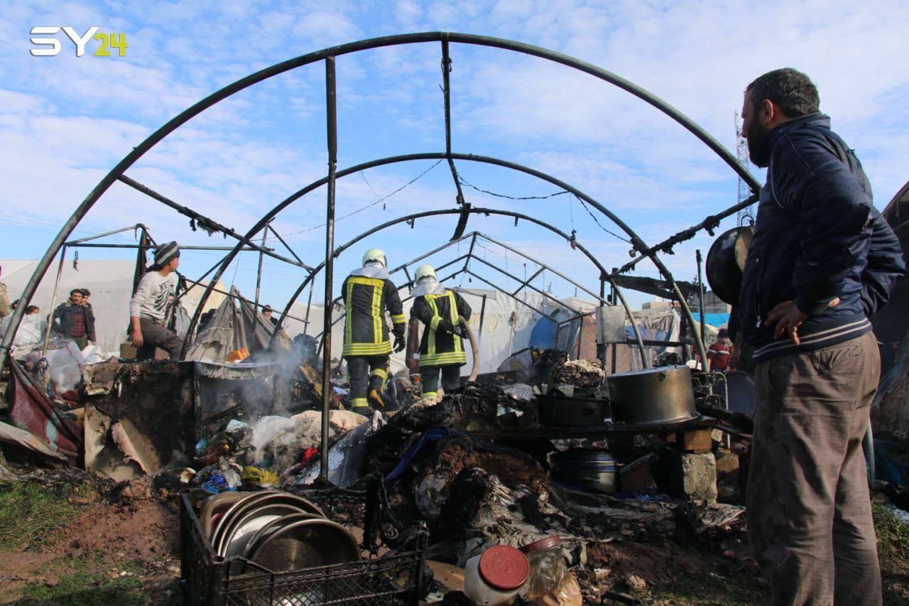 تحذيرات من خطر ارتفاع درجات الحرارة على سكان المخيمات في سوريا