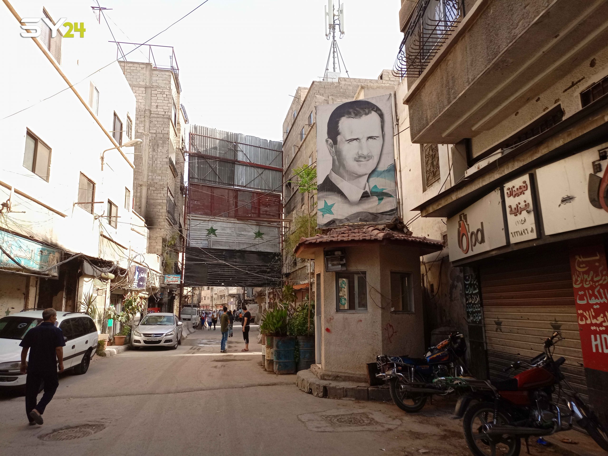 صور من داخل حي التضامن في دمشق