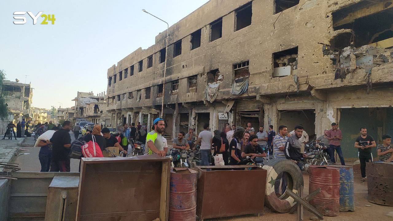 الفرقة الرابعة تقصف درعا البلد وتضيق الخناق على سكانها