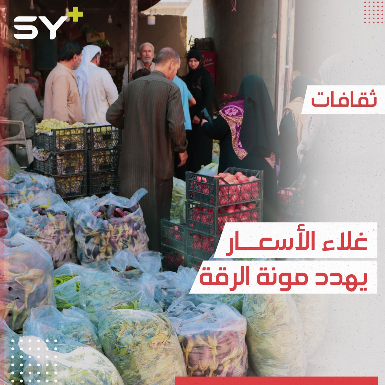 موسم “المونة” الصيفية في الرقة.. إقبال ضعيف وغلاء الأسعار يشلّ الأسواق