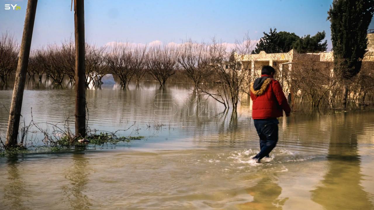 زلزال الشمال.. ارتفاع منسوب نهر العاصي يثير مخاوف السكان غربي إدلب