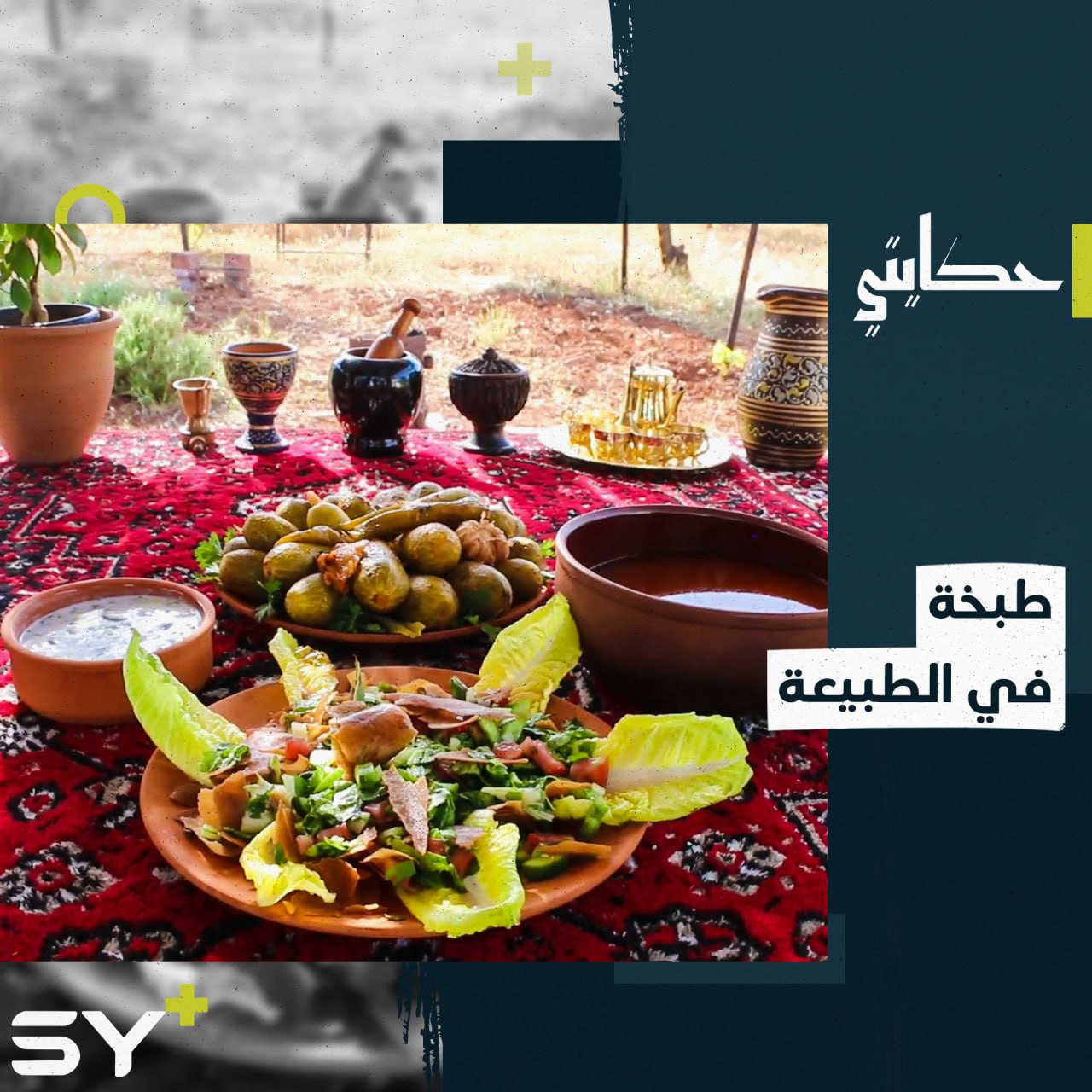 الحياة الريفية والطبخ في الطبيعة فكرة محتوى سهل على تيكتوك