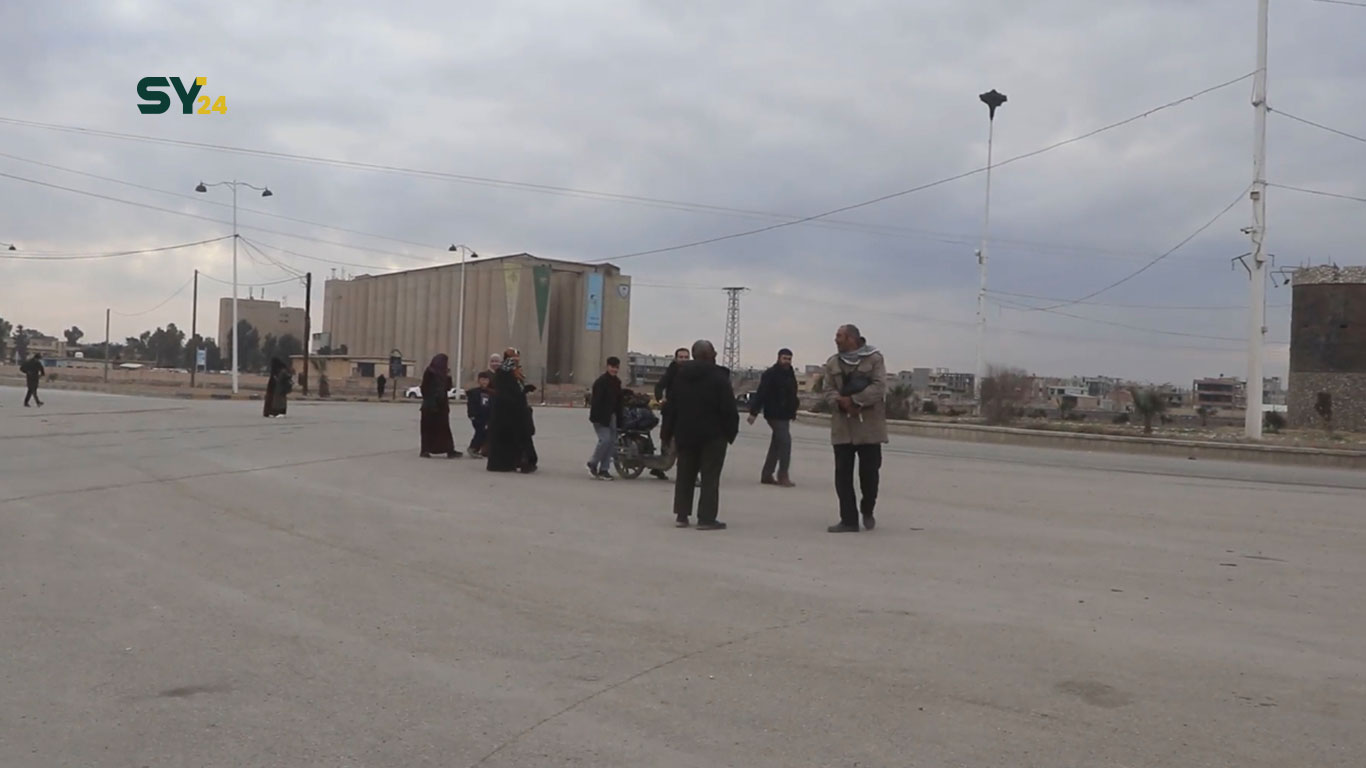 المياه تصل الى الحسكة بعد إعلانها منطقة منكوبة