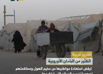 عقبات تواجه الدول الأوروبية في مخيم الهول