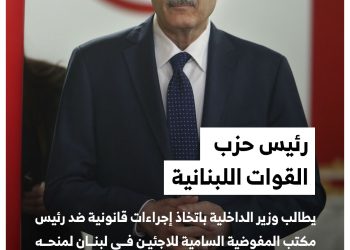 سياسي لبناني يهاجم مفوضية اللاجئين لتضامنها مع السوريين