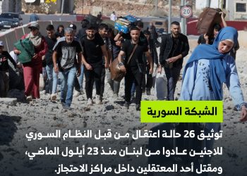 اعتقال العائدين من لبنان