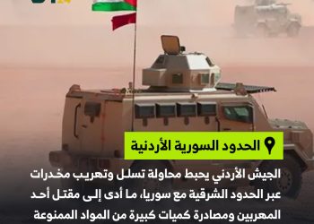 إحباط محاولة تسلل من سوريا نحو الأردن