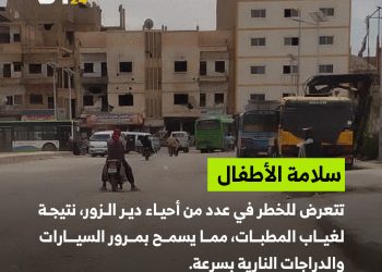 غياب المطبات في شوارع دير الزور