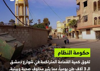 أزمة القمامة في دمشق تتفاقم!