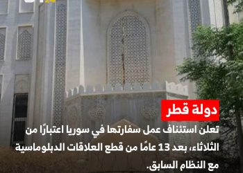 سفارة قطر تعود إلى دمشق