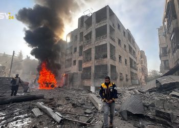 قصف مدينة إدلب