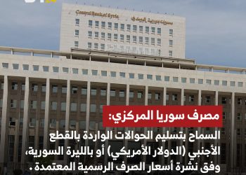 السماح بتسليم الحوالات بالدولار أو الليرة في سوريا