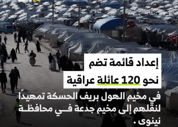 تحضيرات لنقل عائلات عراقية من مخيم الهول